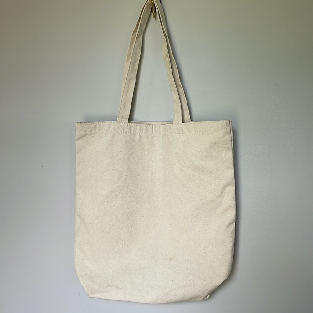 Vanity Fair Canvas Tote Bag vintage style market beach - Picture 3 of 3